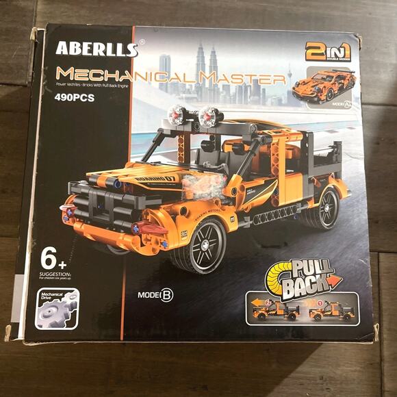 STEM Aberlls Mechanical Master Toy Car Building Kit 2 In 1 NEW - Picture 2 of 5